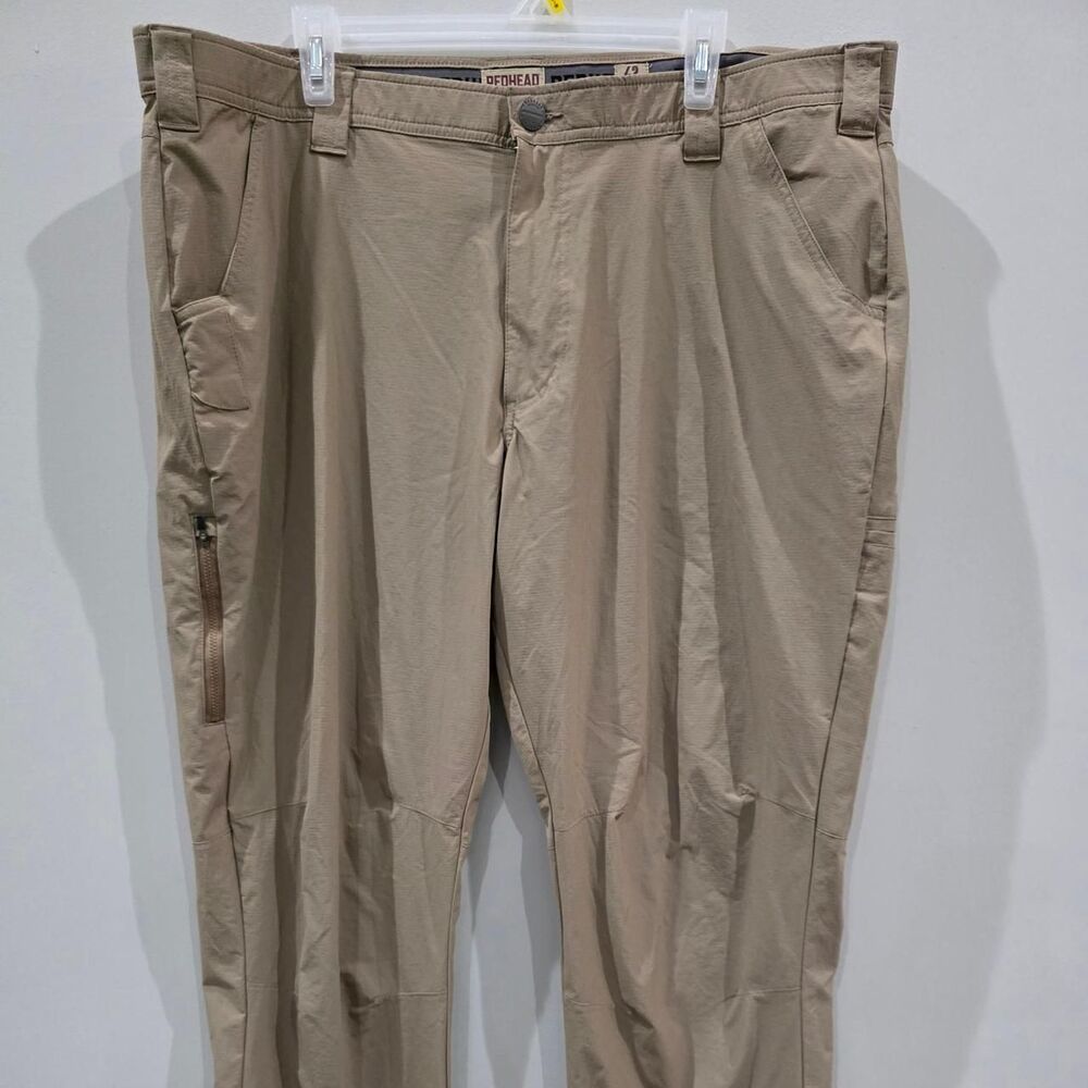 Redhead-clothing Men's Tan and Cream Trousers